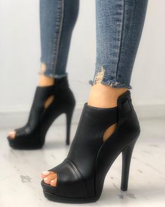 Sepatu Pump, Hak Tinggi, High Heels Classy, Summer Boots, Gladiator Heels, Heels Classy, High Heel Boots Ankle, Platform High Heels, Leather Pattern