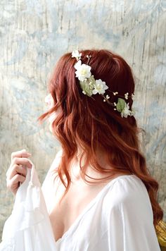 Floral Crown Wedding Hair, Boho Floral Crown, Bridal Circlet, Floral Crown Wedding, Boho Chique, Floral Crowns, Hair Wreaths, Rustic Flower