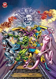 the cover to x - men vol 1, featuring an image of two different characters