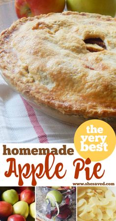 the very best homemade apple pie recipe is in this post it's so easy to make