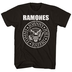 Merch Deals - T-Shirts, Vinyl, Posters  Merchandise | Merchbar Ramones Logo, Ramones Shirt, Ramones T Shirt, Seal Logo, Rock T Shirt, Rock T Shirts, Band Merch, Ramones, Logo Graphic