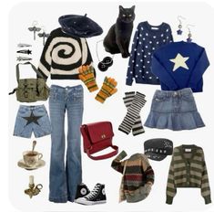 Coraline Star Outfit, Coraline Inspired Fits, Spooky Clothes Aesthetic, Caroline Inspired Outfits, Klaus Hargreeves Aesthetic Outfit, Coraline Clothes Aesthetic