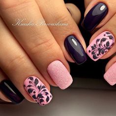 Nagel Stamping, Manicure Nail Designs, Pretty Nail Art Designs, Blue Nail, Spring Nail Art, Pretty Nail Art, Nail Designs Glitter