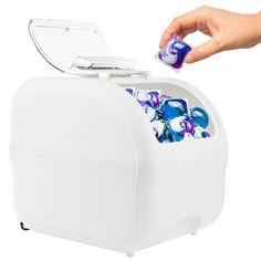 PRICES MAY VARY. [LAUNDRY PODS CONTAINER WITH LIFT-UP LID] - Our Laundry Pod Holder Storage Container with Lift Up Lid has an elegant design that makes it easy for you to open and fill it in. This laundry pod storage container has a transparent cover lid where you can effortlessly check what’s inside and keep your laundry soap pods fresh and tidy. This laundry detergent holder will also help prevent your laundry pods from drying out too quickly [HIGH-QUALITY MATERIAL] - This detergent pod contai Laundry Pod Container Ideas, Laundry Pods Container Ideas, Laundry Pod Storage, Laundry Detergent Holder, Detergent Holder, Laundry Detergent Storage, Laundry Soap Dispenser, Laundry Detergent Container, Detergent Storage