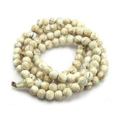 Arca Shell 108 Bead Mala Bead Size 10mm Strand Approx. 37" Strung on cotton cord Origin is Nepal 108 Mala Beads, 108 Bead, Mala Beads, Cotton Cord, Nepal, Shells, Beads, The Originals