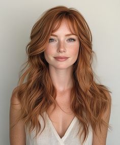 Face-Framing Layers with Fall Hair Colors 2024 Copper: Flattering Flair 💫 Hair Color To Brighten Your Face, Copper Hair For Fair Skin, Copper Hair For Neutral Skin Tone, Copper Hair For Cool Skin Tones, Copper Hair With Face Framing Highlights, Soft Summer Red Hair, Soft Auburn Hair, Copper Hair For Fair Cool Skin, Copper Hair Neutral Skin Tone