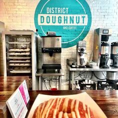 a donut sitting on top of a white plate