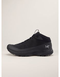 Lightweight, highly breathable, supportive shoe for hot-weather hiking. Arcteryx Women, Hot Weather, Hiking Shoes, Aura, Hiking, Women Shoes, Black