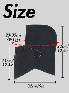 an image of the size of a oven mitt with measurements for each piece and how to measure it