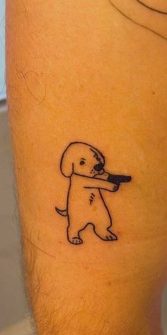 Small Random Tattoos Ideas Funny, Fun Tattoos Men, Small Tattoo Ideas Men Simple, Genz Tattoos, Starter Tattoos Ideas For Men, Simple Leg Tattoo Men, Tuff Tattoos For Men, Cool Guy Tattoos, Silly Small Tattoos