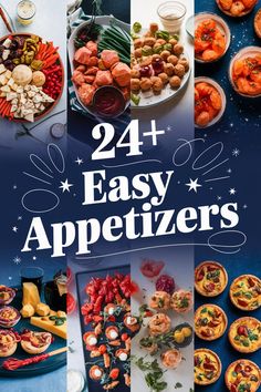 the cover of 24 easy appetizers