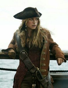 Pirate Clothing, Elizabeth Swann, A Ship, The Deck, The Caribbean, Long Hair, Hair