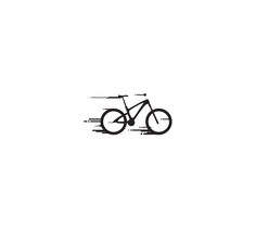 a black and white drawing of a bicycle on a white background with the words, bike