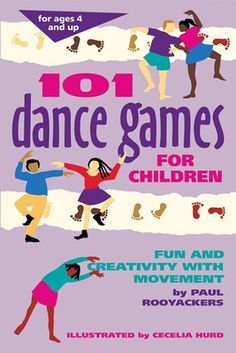 the cover of 101 dance games for children