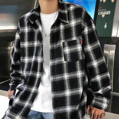 Traditional style and finest quality. Our Men's Classic Plaid Flannel Shirt delivers the endless comfort and superior quality you expect. One front chest pocket. Tightly woven flannel, minimal shrinkage, wash cool & dry low. Plaids are extra thick and cozy! ✔ Condition: 100% Brand New and High Quality✔ Made of finest cotton and polyester fiber✔ Available in size Medium to 3XL✔ Plaids are extra thick and cozy✔ One front chest pocket. Our flannels are flying off the shelves. Grab one of our limited edition American Legend Ride flannels today and get ready to rock them while you ride your motorcycle around town. VERY IMPORTANT: Please strictly follow the size chart to select the size. Do not select directly according to your habits. Choose your size based on our SIZE CHART. Casual Dress Shirt Men, Slim Fit Suit Pants, Black Plaid Shirt, Slim Fit Suit Men, Flannel Men, Sweatpants Style, Plaid Shirts, Men Streetwear