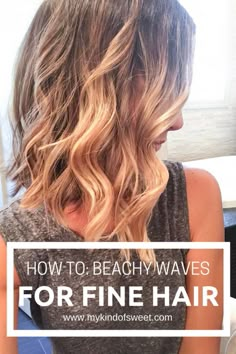 How To Get Subtle Waves In Hair, Soft Waves Fine Hair, Medium Length Haircut Beach Waves, Beachy Hairstyles Medium, Simple Hair Waves, How To Get Waves In Medium Length Hair, Beachy Textured Hair, How To Curl Soft Waves, How To Waves Medium Hair