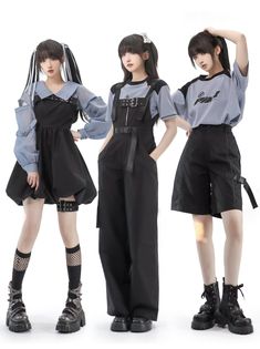 ❤︎ Sheer Top Volume One Piset -up x Cool Style Pants Setup❤︎ ⚠️ It takes about 2 weeks to ship the product. Volume Dress, Vestidos Vintage, Style Pants, Female Poses, Really Cute Outfits, Character Outfits, Sheer Top, Look Cool, Cute Fashion