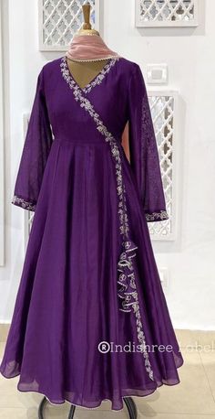 डिजाइनर कपड़े, Long Frock Designs, Gaun Fashion, Salwar Kamiz, Indian Dresses Traditional