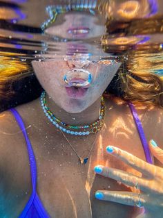 #summer #beach #photography #ocean Nails Pretty, Under Water, Summer Beach, A Woman, Swimming, Nails, Water, Blue