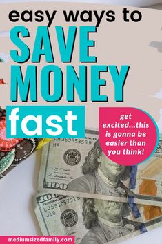 the easy way to save money fast is easier than you think, and it's really fun