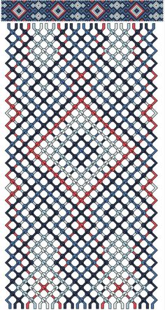 an image of a blue and red pattern