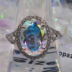 Mystic Topaz Engagement Ring, Luxury Wedding Rings, Princess Diamond Ring, Thumb Rings Silver, Fashion Rings Silver, Silver Heart Ring, Green Chalcedony, Sapphire Engagement Ring Blue, Rings Silver