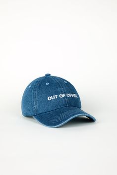 Literally the first thing I learned how to do in G-mail was set my OUT OF OFFICE notice. Cotton/Spot Clean One size. Adjustable at back Embroidered in the USA All purchases on our site at a discount of greater than 30% are final sale. FREE DOMESTIC SHIPPING AND RETURNS ON ALL ORDERS OVER $200 Vegan Shopping, Out Of Office, Dad Cap, Dad Caps, Sock Shop, Sandals For Sale, Greater Than, Denim Wash, Accessories Shop