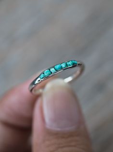 Nevada Turquoise Ring with Hidden Gems - Gardens of the Sun | Ethical Jewelry Simple Turquoise Ring, Silver Turquoise Ring As A Gift, Minimalist Turquoise Ring As Gift, Dainty Silver Turquoise Ring Gift, Turquoise Birthstone Ring, One-of-a-kind Silver Turquoise Ring Gift, Solid Opal Ring, Symbol Of Friendship, Sterling Silver Turquoise Ring, Perfect As A Gift