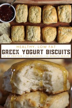 Looking for a low calorie breakfast? Believe it or not, that can include buttery, low fat biscuits! Click here for the recipe and see for yourself. Low Fat Biscuits, Greek Yogurt Biscuits, Yogurt Biscuits, Low Fat Breakfast, Calorie Breakfast, Best Healthy Diet, Low Carb High Fat Diet, Low Calorie Breakfast, Best Diet Foods