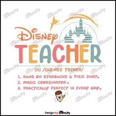 the disney teacher svt file is available for use with other items in this package