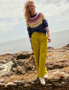 Cornwall Outfits, Cord Trousers, Long Walks, Wedding Guest Dress Summer