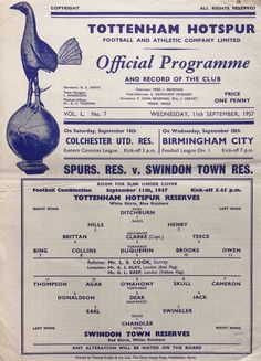 the official program for the town's annual tournament