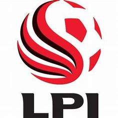 the lpi logo is shown in black and red with a soccer ball behind it