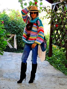 loose mohair sweater, wool hand-knitted sweater, oversized striped sweatshirt, mohair pullover, cardigan, hippie clothes, preppy aesthetic Oversized Wool Sweater, Sweater With Stripes, Clothes Preppy, Bright Sweater, Fall Knit Sweater, Plus Size Cardigan, Sweater Plus Size