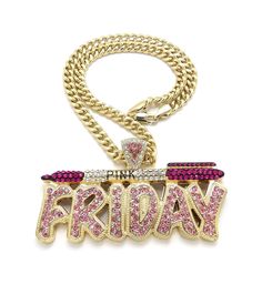 "Hip Hop Celebrity Necklace for women Personalized Gift Chain Material: Alloy Metal Pendant Size : 2\" x 3.5\" Chain Length: 6mm/18\" Cuban Chain" Celebrity Necklace, Baby Blue Nails, Cuban Chain Necklace, Bling Necklace, Pink Friday, Chain Fashion, Chain Choker Necklace, Cuban Chain, Metal Pendant