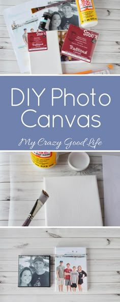 the diy photo canvass are easy to make