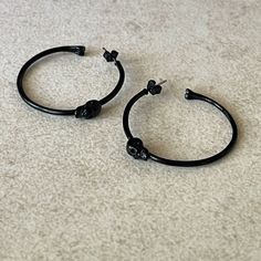 Brand: Wildfox Condition: New Without Tags Size: About 2" As Shown Description: Black Skull Hoop Earrings - Bundle To Save On Shipping! Offers Accepted Black Skull Earrings, Earring Bundle, Black Skull, Jewelry Black, Black Skulls, Skull Earrings, Earrings Color, Clay Jewelry, Polymer Clay