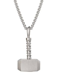 PRICES MAY VARY. Officially Licensed Marvel Thor Jewelry: Cool and captivating, the superb Mjolnir Hammer pendant offers bold style for your or your favorite real life hero Awesome Design: The powerful hammer of the gods with rustic details and a blend of polished and brushed finishes delivers standout style Stunning in Stainless: The handsome pendant is exquisitely crafted in stainless steel with brushed accents for timeless style; includes 22" box chain with secure lobster clasp closure Ready Thor Jewelry, Black Panther Jewelry, Mjolnir Hammer, Marvel Gift, Thor Mjolnir, Spiderman Black, Mjolnir Pendant, Marvel Gifts, Hammered Jewelry