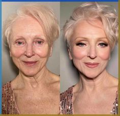 Woman Transformation, Makeup Tips For Older Women, Makeup For Older Women, Hooded Eye Makeup, Diet Vegetarian, Makeup Transformation, Bride Makeup, Smokey Eye Makeup, Gorgeous Makeup