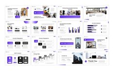 the powerpoint presentation is displayed in purple and white