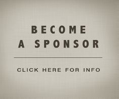 a sign that says become a sponsor click here for info