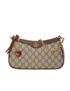 Have a look this beautiful gucci bag! Gucci Strawberry, Ophidia Gg Small Shoulder Bag, Gucci Leather Bag, Luxury Wishlist, Vintage Gucci Bag, Outfit Reference, Trendy Purses, Dream Bags, Best Online Stores