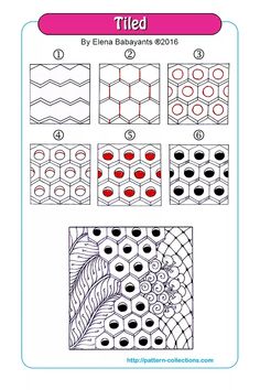 the instructions for how to make an origami quilt with different shapes and sizes