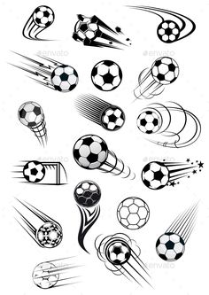 an image of soccer ball designs