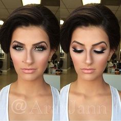 The Best Wedding Makeup Ideas For Brides, Bridesmaids, And The Entire Bridal Party. We Cover Make Up Ideas For Blondes, For Brunettes, For Long Hair, Medium Length Hair And Short Hair. We Cover Natural And Vintage Looks And How To Give A Bride Or Bridesmaid A Dramatic Or Romantic Look. Some Makeup Ideas For Brides With Hazel Eyes, Blue Eyes, Green Eyes, Or For Brides With Brown Eyes. These Stunning Makeup Ideas For Wedding Makeup Are Great For Summer, Fall And Winter. Bridal Makeup For Brown Eyes, Summer Wedding Makeup, Amazing Wedding Makeup, Wedding Makeup Vintage, Wedding Makeup For Brunettes, Mermaid Beauty, Gorgeous Wedding Makeup, Wedding Hairstyles And Makeup, Wedding Makeup For Brown Eyes