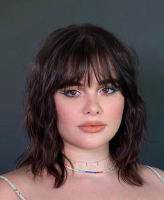 Short Fringe Haircut Round Face, Short Hair Fringe Bangs Round Face, Short Hairstyles Round Face Plus Size, Mullet On Round Face, Short Hair Styles For Round Faces Plus Size, Short Hair With Fringe Bangs Round Faces, Short Haircuts For Round Faces Plus Size, Bob Plus Size, Short Hair Plus Size Women Round Faces