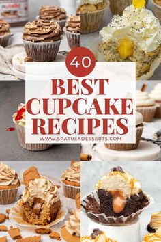 40 Stunning Cupcakes Cupcake Recipes For Birthday, Liquor Cupcakes, Woolworth Cheesecake, Cupcake Recipes Unique, Coconut Cupcake Recipes, Summer Cupcake, Recipes For Parties, Best Cupcake