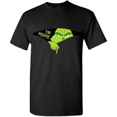 Ew people grinch christmas tshirt, adult unisex cotton standard tee shirt, unique funny xmas gift idea for friends family boss coworker -5 oz., preshrunk 100% cotton -Seamless body with set in sleeves -Double-needle stitched sleeves -1x1 rib seamless collar * CARE INSTRUCTIONS: Machine wash: warm (max 40C or 105F) Non-chlorine: bleach as needed Tumble dry: medium Do not iron Do not dryclean by MyRedHotDeals Limited Supplies, So Order Now Before It's Too Late! Grinch Tshirt Ideas Diy, Grinch T Shirt Ideas, Grinch Family Shirts, Grinch Tshirt Ideas, Grinch Shirt Ideas, Grinch Tshirt, Ew People Shirt, Christmas Silhouette, Grinch T Shirt