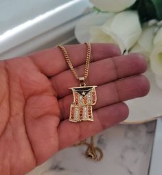 14k Gold Puerto Rico Necklace,14k Heavy Plated Puerto Rico Necklace, Gold Puerto Rican Flag Necklace, 2mm Curb Chain, High Quality Necklace #PuertoRicoJewelry #GraduationGift #14kGoldJewelry #PuertoRicanFlag #PuertoRicoNecklace #PuertoRicoChain #BoricuaChain #PuertoRico #14kGoldNecklace #FlagOfPuertoRico Puerto Rican Flag, Puerto Rico Flag, Oak Forest, 14k Gold Necklace, Puerto Rican, Online Jewelry Store, Gold Plated Chains, Curb Chain, Necklace Gold