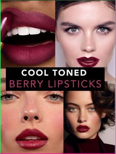 Cool-toned berry lipsticks are perfect for fall, adding a rich pop of color with a hint of sophistication. From deep plums to frosty raspberry shades, these lip colors complement cooler complexions and bring a bold, moody vibe to your autumn look. 🍂💄 #FallBeauty #BerryLipstick #CoolTones #AutumnVibes Cool Tone Lipstick Colors, Berry Lips Makeup, Dark Winter Wardrobe, Thanksgiving Apple Cider, Raspberry Lipstick, Plum Makeup, Hearts Makeup, Queen Of Hearts Makeup, Eyeshadow Inspiration